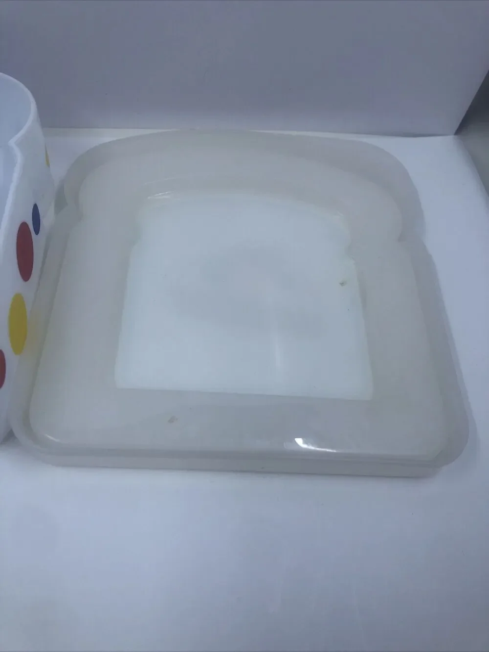 Wonder Bread Sandwich Keeper, Lunch Box, Snack, Plastic Container with Lid